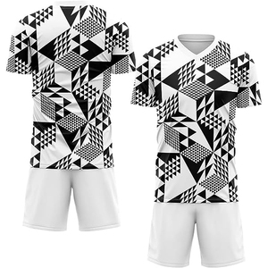 Vente en gros de maillot de football à manches courtes à prix réduit personnalisé vêtements de sport respirants maillot d'uniforme de football d'équipe pour hommes - Product Image 6