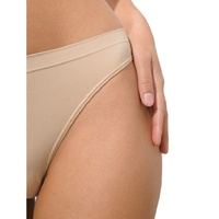 Tanga de Alta Calidad OEM/ODM para Mujer, Talla Grande, Tejida, Lisa, Teñida, Ecológica, Transpirable, Sin Costuras
