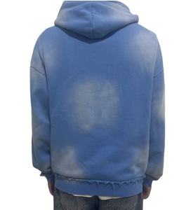 Sudadera con Capucha Tejida de 420 g/m² con Estampado DTG Personalizado con Efecto Desgastado por el Sol, 100% Algodón Orgánico, Ecológica, Lavada con Ácido, de Alta Calidad, Gruesa, para Invierno - Product Image 2