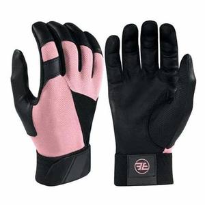 Gants de frappeur de baseball Softball sur mesure respirant en cuir fermeture à crochet unisexe Durable léger confortable main - Product Image 2