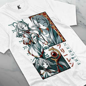 เสื้อยืดผ้าฝ้ายลายอนิเมะ ประกอบด้วยส่วนประกอบด้านบน - Product Image 2