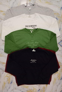 Jersey de gran tamaño bordado personalizado para mujer, Sudadera con capucha informal con estampado cálido, ropa de calle holgada con hombros caídos - Product Image 4