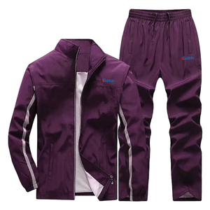Ensemble de vêtements de sport pour hommes tendance, tenue de sport, survêtement décontracté, veste et pantalon, survêtement pour homme, jogging, kit d'entraînement en plein air - Product Image 5