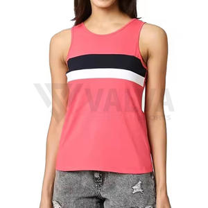 Camiseta sin mangas deportiva informal para mujer, camiseta transpirable para gimnasio y Fitness, tela de punto para correr, fabricada en Pakistán - Product Image 1