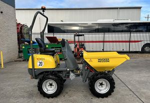 รถดัมพ์ล้อยาง Wacker Neuson 1001 สำหรับงานหนัก โครงสร้างเหล็ก มาตรฐานยูโร 2 เกียร์อัตโนมัติ รถบรรทุกขนาดเล็ก - Product Image 3