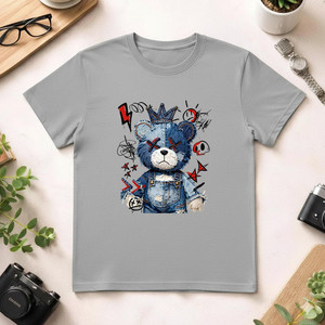T-shirt Unisex Personalizzata 210GSM 100% Cotone con Stampa Serigrafica di Rose (Taglia 2XL) - Product Image 1