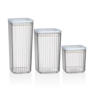 Contenedor Rectangular Profundo de Plástico PP Transparente y Ligero para Almacenamiento de Alimentos, Organizador de Cocina Duradero de 1700 ml, Moderno - Product Image 4