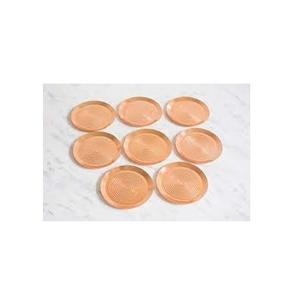 Dessous de verre en cuivre pur nouvellement produit décor de Table tenue de fête de mariage utiliser 100% à la main en cuivre tasse à thé caboteur taille personnalisée - Product Image 6