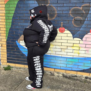 Conjunto de Sudadera con Capucha y Pantalones de Algodón Premium para Mujer, 450GSM, Corte Regular, Logotipo Serigrafiado - Product Image 6