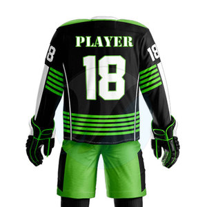 Uniforme de Hockey sobre Hielo al por Mayor, Ecológico, 100% Poliéster, de Secado Rápido y Transpirable, Personalizado para Equipos con Opciones de Diseño Personalizadas - Product Image 6