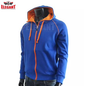 Sudaderas con capucha y cremallera con logotipo personalizado, de algodón, poliéster y forro polar, a la moda, de excelente calidad, estilo con cremallera, para adultos. - Product Image 3