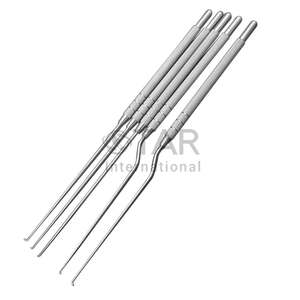 Haute qualité en acier inoxydable cérumen oreille crochet ENT chirurgical Medic Instruments sûr efficace élimination du cérumen outil réutilisable oreille - Product Image 1