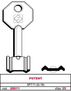 Chiave Doppia Map 5pt11 (g.Vas 0) Potente - Product Image 1