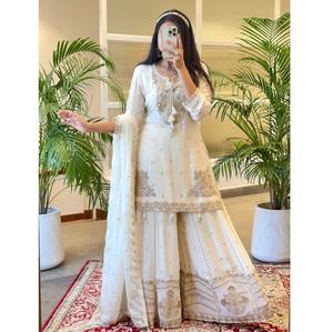 Conjunto Sharara y Palazzo Étnico Premium de Moda Elegante para Bodas, en Oferta con los Mejores Precios - Product Image 1