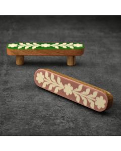 Manija de armario de madera y resina epoxi/manija de cajón de MUGHALCRAFTS - Product Image 2