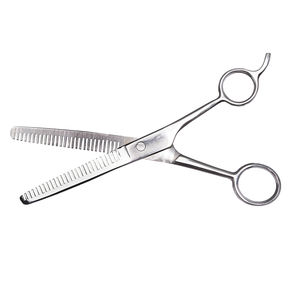 Tijeras profesionales para adelgazar el cabello, hoja de cerámica afilada de alta calidad, herramienta de belleza de acero inoxidable con precio económico - Product Image 1