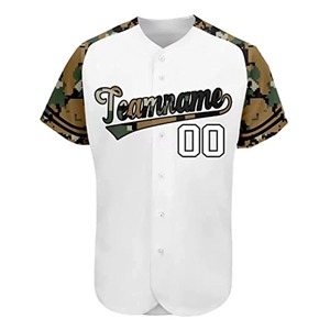 2025 Sublimación pura Jerseys de béisbol en blanco Uniformes de camisa de béisbol al por mayor personalizados - Product Image 2