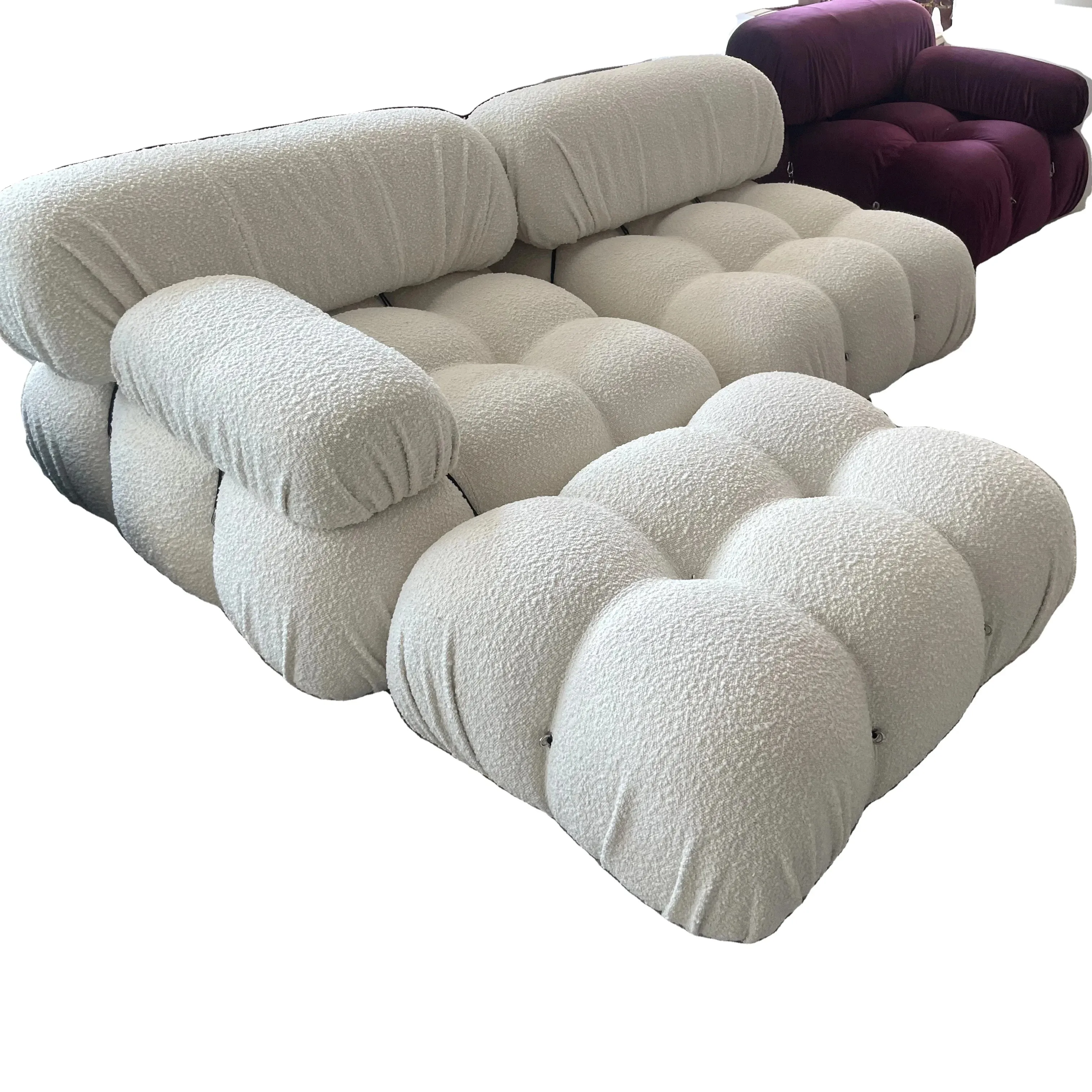 Nordic Moduls ofa Moderne Sofas im italienischen Stil Luxushotel Samts ofa Bellini Sofa Couches Wohnzimmer möbel