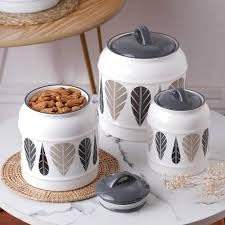 Pot en céramique artisanal pour le rangement et l'organisation de la cuisine, pot en céramique élégant pour la maison, la cuisine et la salle à manger, prix abordable - Product Image 5