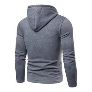 Sudadera con Capucha Unisex 100% Algodón, Personalizada, Gruesa, Cálida, de Forro Polar, Ecológica, Resistente al Viento, con Apliques Bordados, Ropa Deportiva de Invierno - Product Image 2