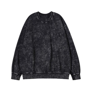 Sweatshirts noirs pour hommes du Pakistan lavés à l'acide 380GSM 100% coton broderie personnalisée sweats à capuche pour hommes Sweatshirts Basics - Product Image 6