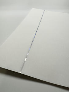 ورق أمني تشاوفا 75% قطن 25% كتان مطبوع بأوفست بخيط مخصص بعلامة مائية للشهادات والفواتير - Product Image 6