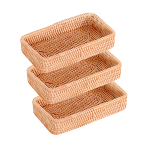 Cesta de ratán versátil de Venta caliente para dormitorios, baños, salas de estar y oficinas, añadiendo textura y estilo rústico - Product Image 1