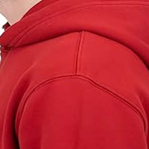 BELLA + CANVAS Unisex Sponge Fleece Pullover Sudadera con capucha BC3719 Unisex Casual Etiqueta Privada Color rojo sudaderas con capucha - Product Image 4