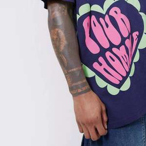 Ropa de moda para hombre, venta al por mayor, camiseta informal estampada con cuello redondo, Camiseta de algodón de manga corta para hombre, ropa a granel - Product Image 4