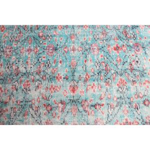 Vintage 2.7x8.2 ft Rug, <b>Runner</b> Turkish Rug, Blue <b>Red</b> Moroccan Rug - Product Image 4