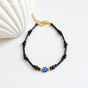 Pulsera de Cuentas de Ojo Turco para Mujer, Estilo Bohemio, Protege de la Negatividad, Regalo para un Look Moderno - Product Image 2