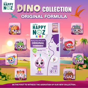 HAPPY NOZ DINO COLLECTION Fórmula Original para Parches Bucales, Nasales y Corporales - Product Image 1