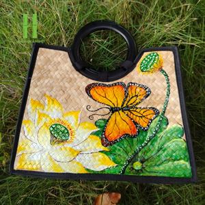 Eco Friendly Seagrass <b>Tote</b> <b>Bag</b> <b>Straw</b> Summer <b>Bag</b> Handmade <b>Straw</b> Handbag Woven <b>Tote</b> <b>Bag</b> From HNH Craft Vietnam - Product Image 4