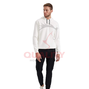 Venta al por mayor 2025 100% algodón Unisex Sudadera con capucha personalizada Invierno Polar pulóver térmico para hombres y mujeres sólido estampado patrón para la venta - Product Image 1