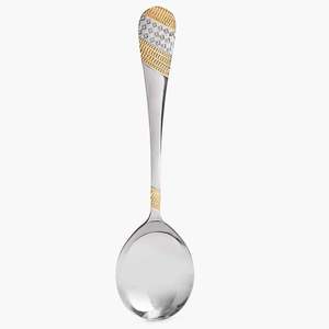 Exquisita cuchara de plata Un símbolo de gracia y elegancia Cuchara de plata pulida Eleve su experiencia gastronómica - Product Image 3
