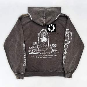 เสื้อฮู้ดสวมหัวแบบโอเวอร์ไซส์ของผู้ชายผ้าคอตตอน100% ขนาดใหญ่พิเศษพร้อมโลโก้แบบกำหนดเองสำหรับฤดูหนาว - Product Image 2