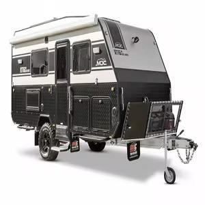 Caravane sur mesure pour 4 personnes, mini-caravane familiale, semi-tout-terrain, moderne, avec salle de douche - Product Image 6