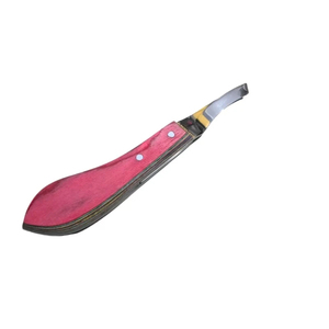 <b>Horseshoe</b> Hoof Trimmer Knife for Horse Veterinary Use Stainless Steel Reusable Durable Eco-Friendly Left Right Hand Wooden - Product Image 3