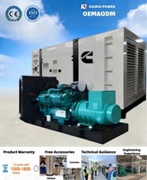 Groupe électrogène à mazout lourd à vitesse moyenne 1MW-5MW, centrale électrique HFO, groupe électrogène diesel avec contrôleur Deepsea pour l'alimentation industrielle