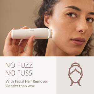 Afeitadora Eléctrica Inalámbrica Húmeda y Seca de 3 Cuchillas, Cabezal de Afeitado Flexible, Luz LED para Cara, Piernas, Cuerpo y Zona del Bikini, Opción de Repuesto - Product Image 4