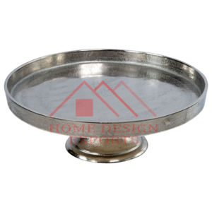 Présentoir à gâteau en métal à 3 niveaux fini en or Conception de feuille de coulée Vente à chaud Tasses de service et présentoir à gâteau - Product Image 5