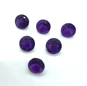 批发优质天然水晶生紫水晶宝石治疗水晶深色粗糙紫水晶宝石出售