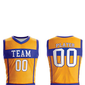 Vente chaude hommes basket-ball uniforme ensemble séchage rapide respirant conception équipe personnalisée grande taille caractéristique nouvelle version basket-ball - Product Image 4