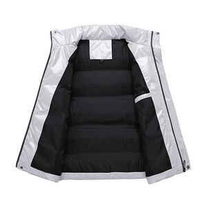 Gilet matelassé pour homme, veste sans manches rembourrée, fermeture éclair, hiver, extérieur, chaud, résistant à l'eau, taille M à 3XL, OEM - Product Image 4