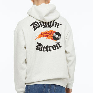 Sweat-shirt personnalisé uni de haute qualité sweat à capuche unisexe vierge vêtements de sport pulls à capuche pour hommes - Product Image 2