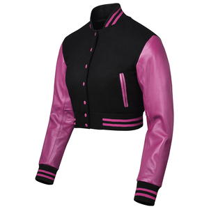 Activewear mujeres Varsity chaquetas transpirables nueva llegada famosa moda Top Trending Varsity chaquetas para mujeres - Product Image 3