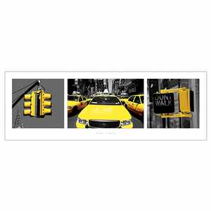 Affiche design de taxi jaune de New York moderne - Product Image 1