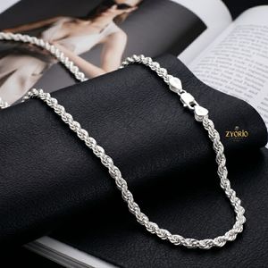 14K Gold <b>Rope</b> <b>Chain</b> Necklace Premium Twisted Link <b>Chain</b> Necklace - Product Image 1
