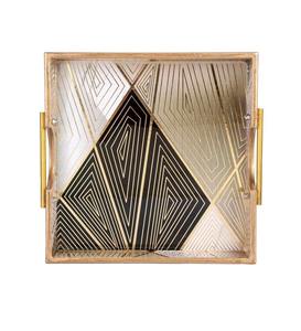 ถาดเสิร์ฟอาหารเคลือบไม้ขนาดพิเศษ ถาดเสิร์ฟอาหารในครัว - Product Image 4