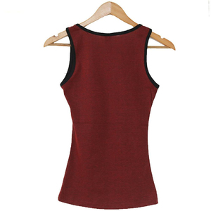 Camiseta de gimnasio para mujer, ropa deportiva de Yoga de fábrica OEM, camisetas personalizadas para mujer, camiseta sin mangas, tarifa al por mayor, precio barato - Product Image 2